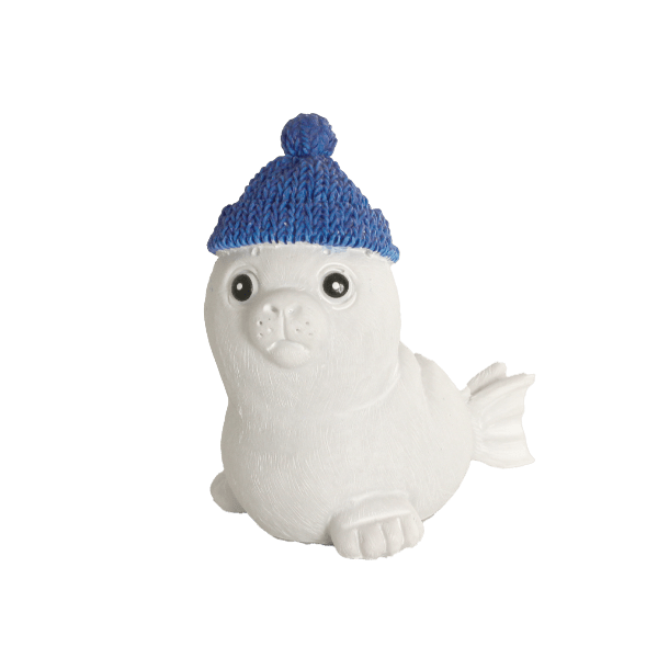 Fish Gear Seal With Hat Aquarium Ornament