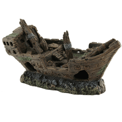Fish Gear Shipwreck Aquarium Ornament
