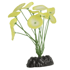 Fish Gear White Buttercup Lily Silk Betta Plant (4")