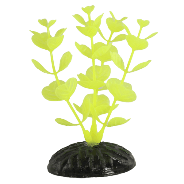 Fish Gear Yellow Cabomba Plastic Betta Plant (4")