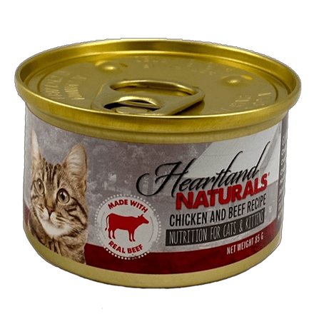 Heartland Naturals Chicken and Beef Recipe Canned Nutrition For Cats & Kittens