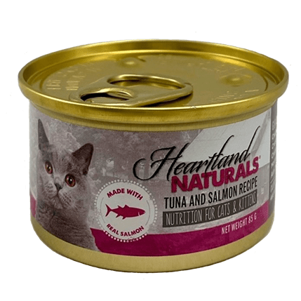 Heartland Naturals Tuna & Salmon Recipe Canned Nutrition For Cats & Kittens