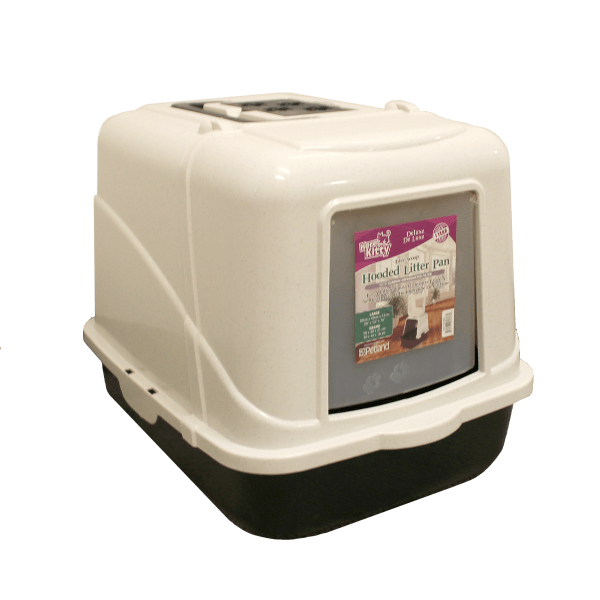 Here Kitty Deluxe Easy Scoop Hooded Litter Pan