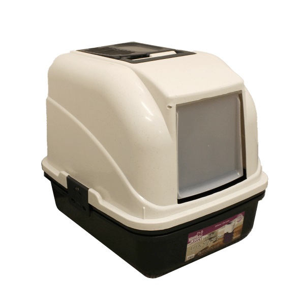 Here Kitty Deluxe Hooded Lift & Sift Litter Pan