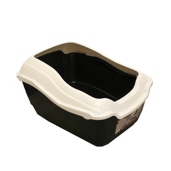 Here Kitty High Back Litter Pan