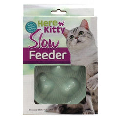 Here Kitty Slow Feeder Cat Bowl