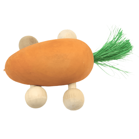 Moss Hollow Rolling Carrot Toy