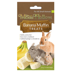 Moss Hollow Small Animal Treats; Banana Muffin