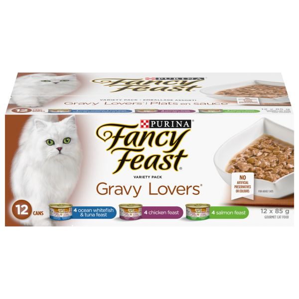 Fancy Feast Gravy Lovers Canned Cat Food Variety Pack