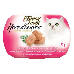 Fancy Feast Hors d'Oeuvre Steamed Wild Alaskan Salmon Appetizer for Cats