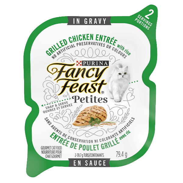 Fancy Feast Petites Grilled Chicken Entree in Gravy Wet Cat Food