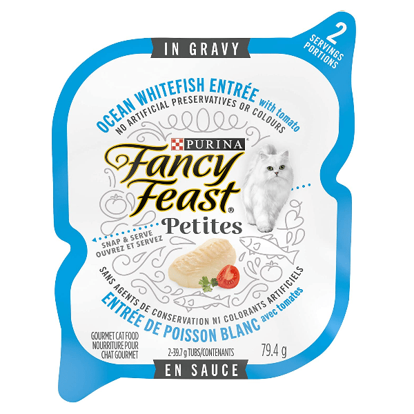 Fancy Feast Petites Ocean Whitefish Entree in Gravy Wet Cat Food