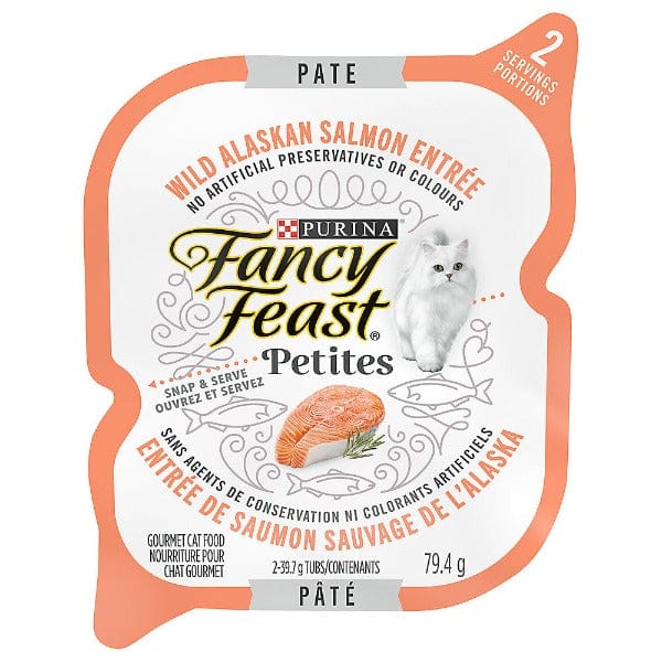 Fancy Feast Petites Wild Alaskan Salmon Entree in Gravy Wet Cat Food