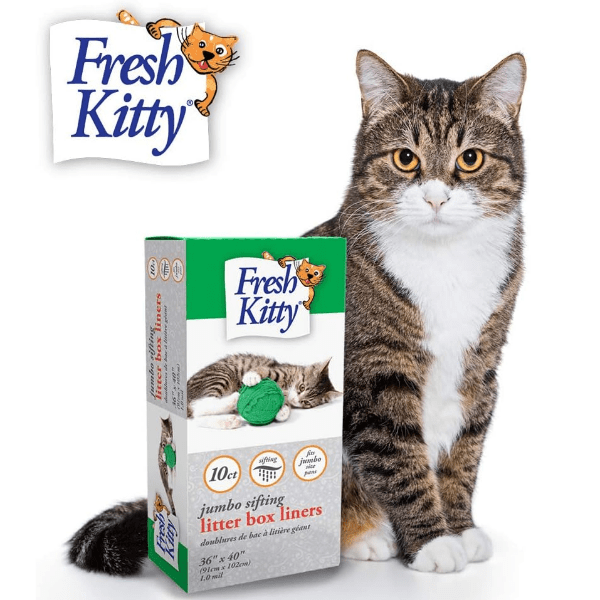 Fresh Kitty Jumbo Sifting Litter Box Liners