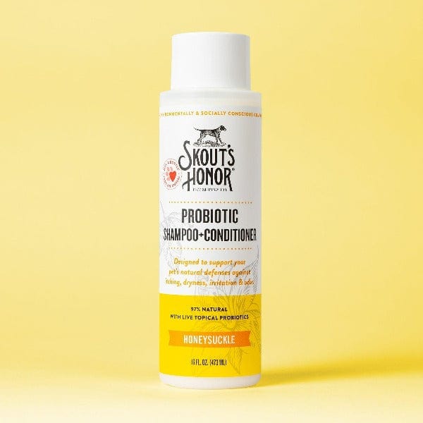 Skout's Honor Probiotic Shampoo & Conditioner; Honeysuckle