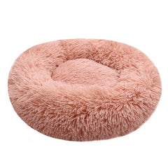 Cozy round bed for large pets