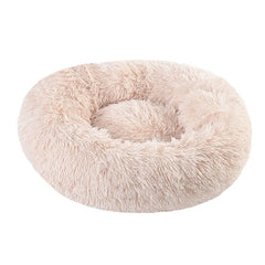 Cozy round bed for large pets