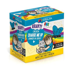 B.F.F. Charge Me Up Chicken Dinner in Gravy Pouch Cat Food; 12 Pack (SPECIAL ORDER ITEM)