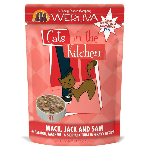 Cats in the Kitchen Mack, Jack & Sam Pouch Cat Food