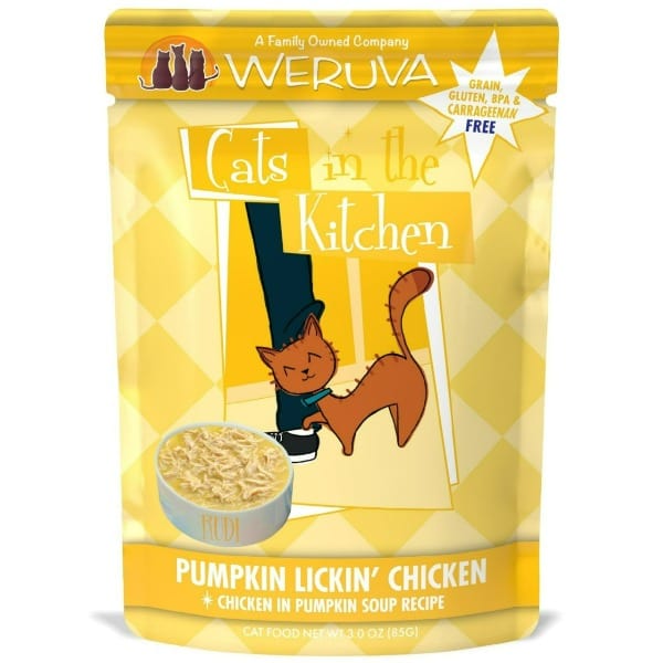 Cats in the Kitchen Pumpkin Lickin' Chicken Pouch Cat Food