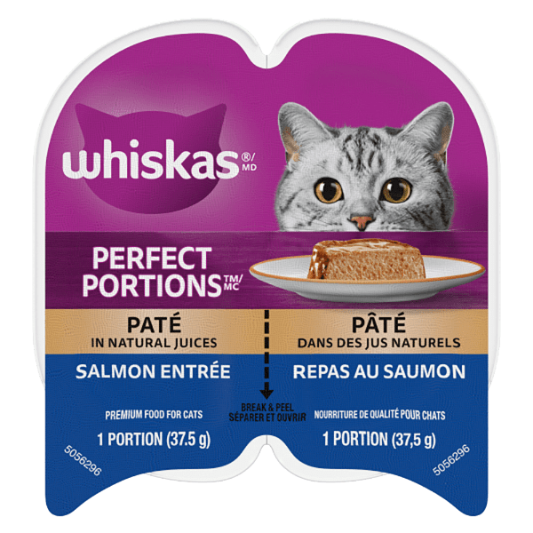 Whiskas Perfect Portions Salmon Pâté Wet Cat Food
