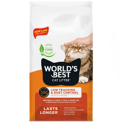 WORLD'S BEST Low Tracking & Dust Control Clumping Cat Litter, 28lb