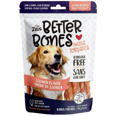 Zeus Better Bones Salmon Twists for Dogs