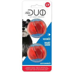 Zeus Duo Ball Toy; Squeaker