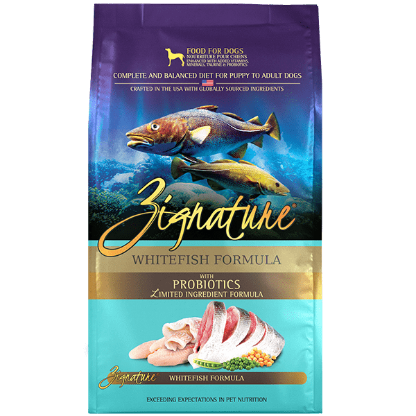 Zignature Limited Ingredient Whitefish Formula Dry Dog Food
