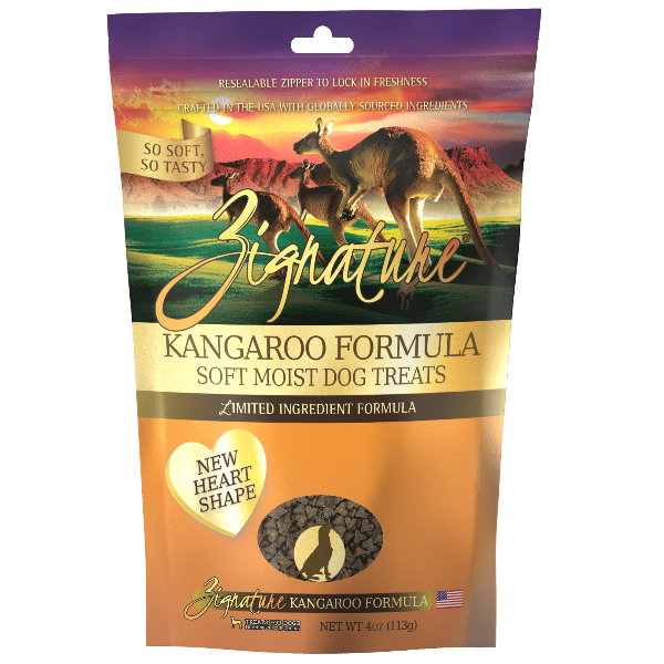Zignature Soft Moist Kangaroo Formula Dog Treats