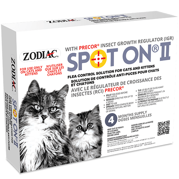Zodiac Spot On II Flea Control for Cats & Kittens