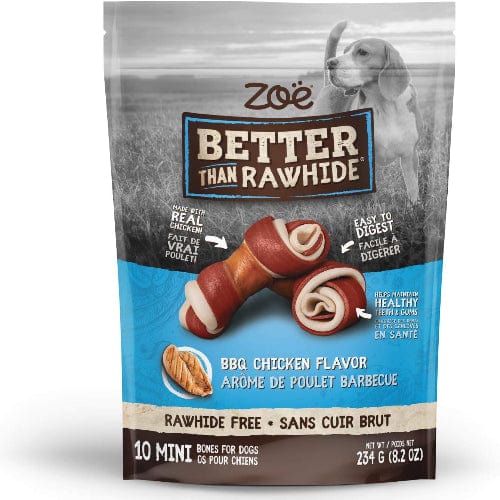 Zoë Better than Rawhide BBQ Chicken Bones, Mini