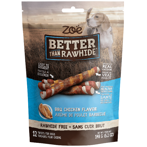 Zoë Better than Rawhide BBQ Chicken Twists