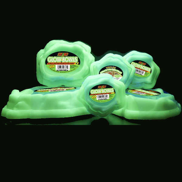 Zoo Med Glow-Bowls; Glow-in-the-Dark Combo Bowls