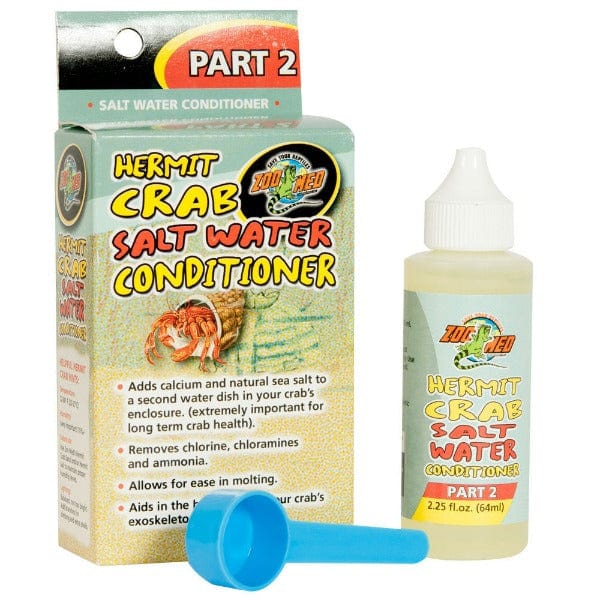 Zoo Med Hermit Crab Salt Water Conditioner (2 Part)