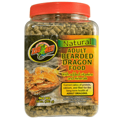 Zoo Med Natural Bearded Dragon Food; Adult Formula