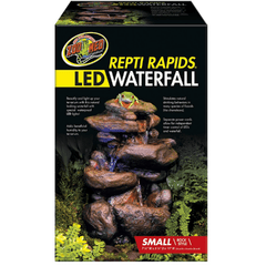 Zoo Med Repti Rapids LED Waterfall; Small Rock